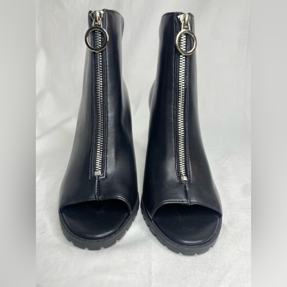 Bar III Dillan P Womens Faux Leather Ankle Booties Black Size 7.5M New - Picture 11 of 13